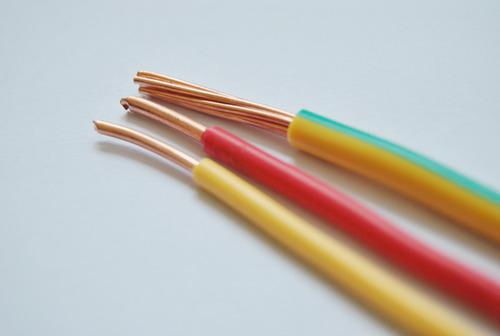 黃色、紅色兩根為BV電線，黃綠雙色為BVR線-湘江電纜