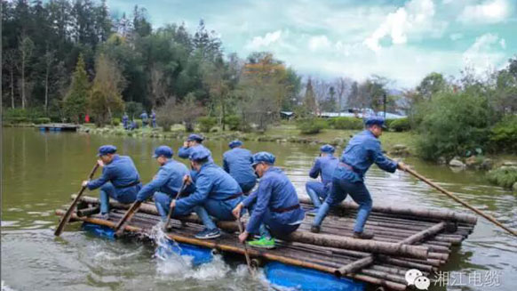 緬懷革命先烈，學習革命精神。——湘江電纜井岡山精神學習班剪影