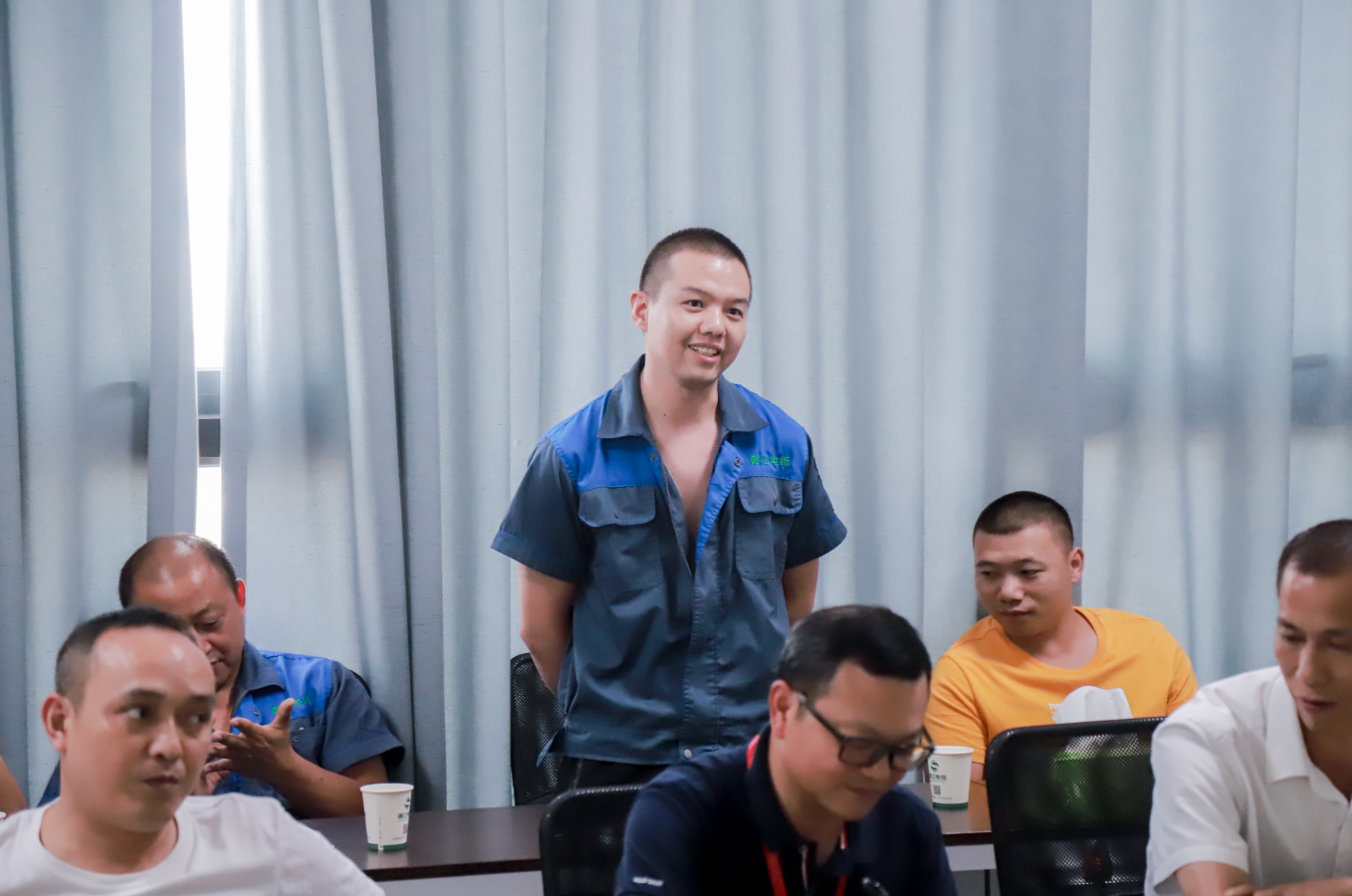 情滿中秋，共話未來。湘江電纜工會舉行中秋茶話會